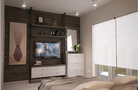 Дизайн-проект интерьера коттеджа 100 м2 в КП "НиколиноПарк"